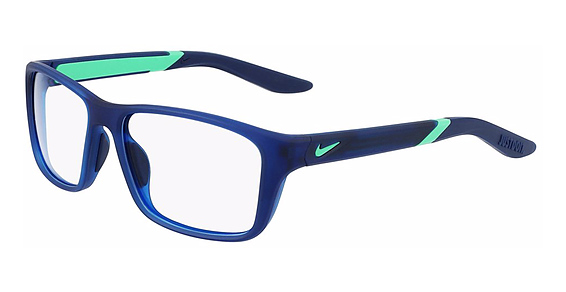 Nike 5544 033 Eyeglasses Youth Kids Matte Anthracite/Atomic Green